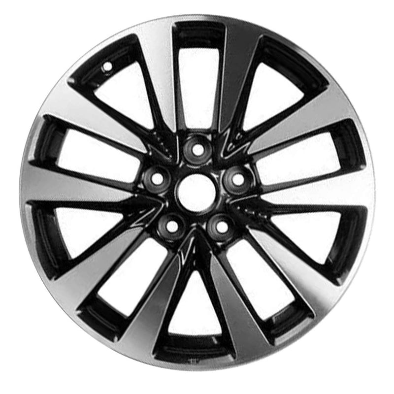 2018 nissan altima wheel 17 machined charcoal aluminum 5 lug rw62719mc 3