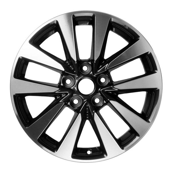 2016 nissan altima wheel 17 machined black aluminum 5 lug rw62719mb 1