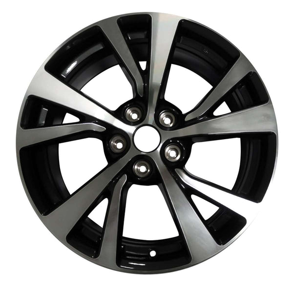 2018 nissan maxima wheel 18 machined gloss black aluminum 5 lug w62721mb 3