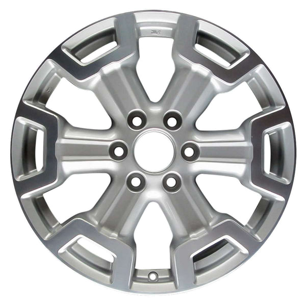 2019 nissan titan wheel 20 machined silver aluminum 6 lug w62727ms 4