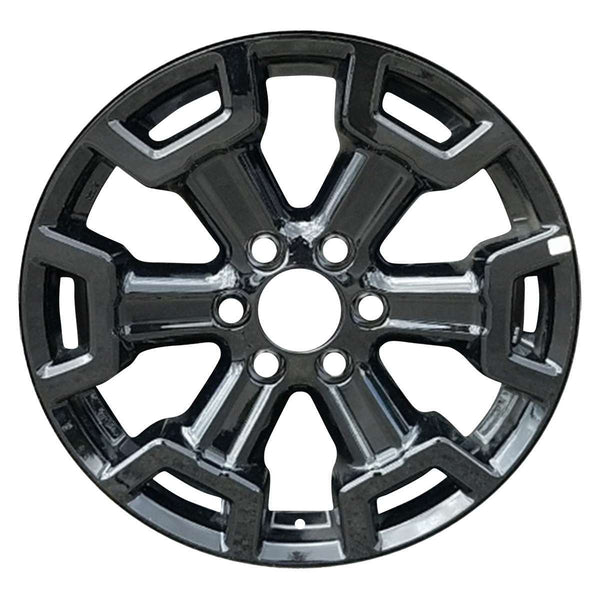 2016 nissan titan wheel 20 black aluminum 6 lug w62727b 1