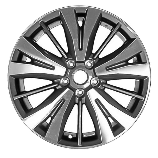 2019 nissan pathfinder wheel 18 machined charcoal aluminum 5 lug w62742mc 3