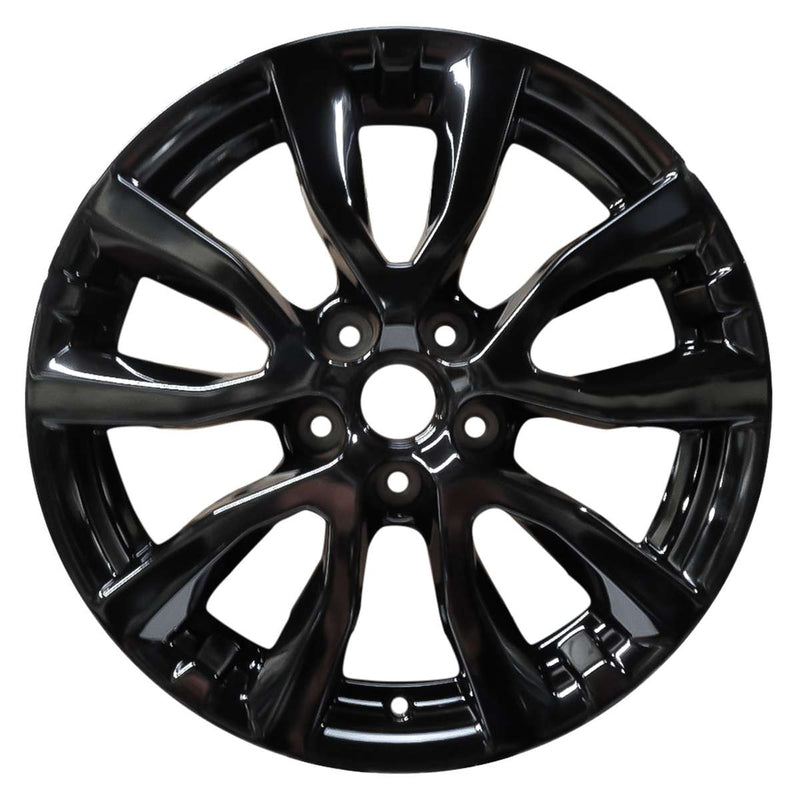 2019 nissan rogue wheel 17 black aluminum 5 lug w62746b 3