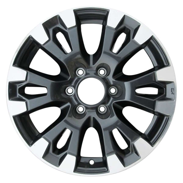 2019 nissan titan wheel 18 machined charcoal aluminum 6 lug w62751mc 3