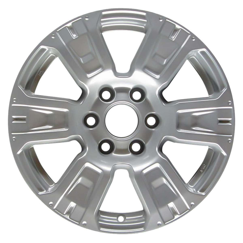 2017 nissan titan wheel 18 silver aluminum 6 lug w62752s 1