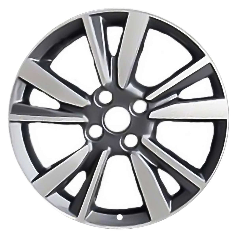 2017 nissan versa wheel 16 machined charcoal aluminum 4 lug w62762mc 1