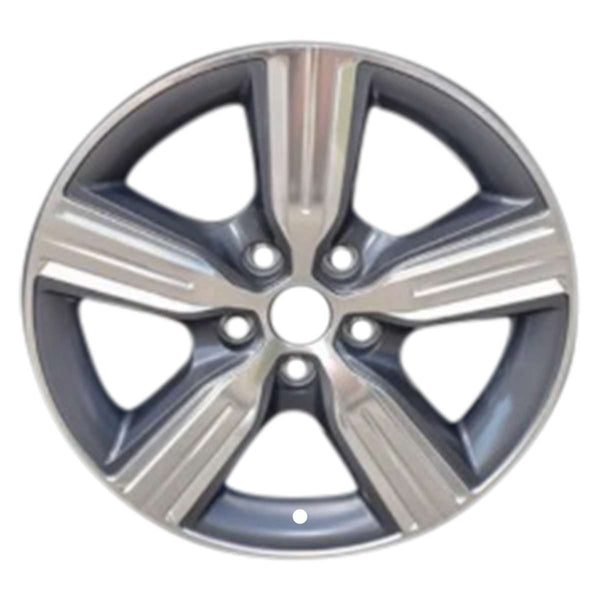 2019 nissan altima wheel 17 polished charcoal aluminum 5 lug w62783pc 1