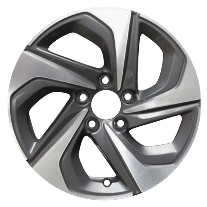 2019 honda insight wheel 16 machined charcoal aluminum 5 lug w63145mc 1