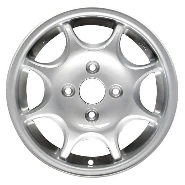 1994 honda civic wheel 13 silver aluminum 4 lug w63723s 3