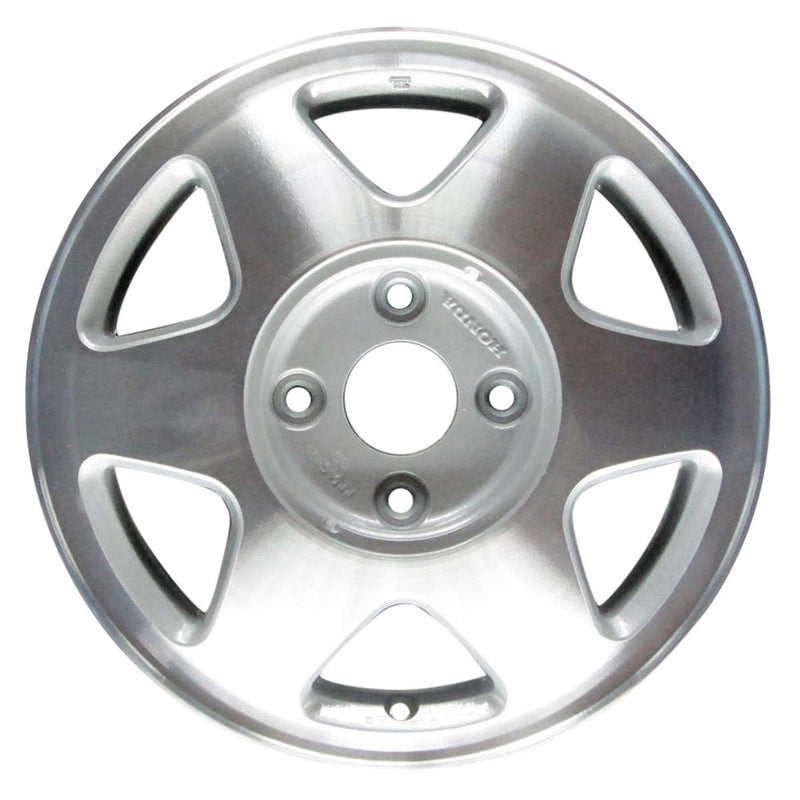 1993 honda accord wheel 15 machined silver aluminum 4 lug w63731ms 2