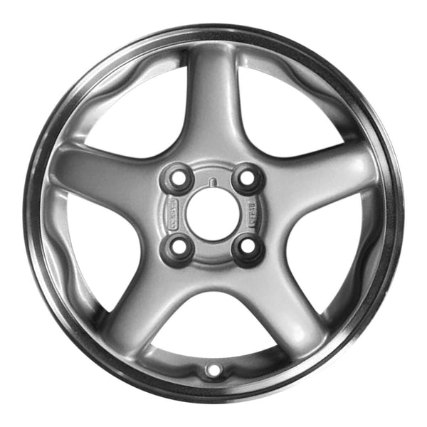 1998 honda civic wheel 14 machined silver aluminum 4 lug w63747ms 15