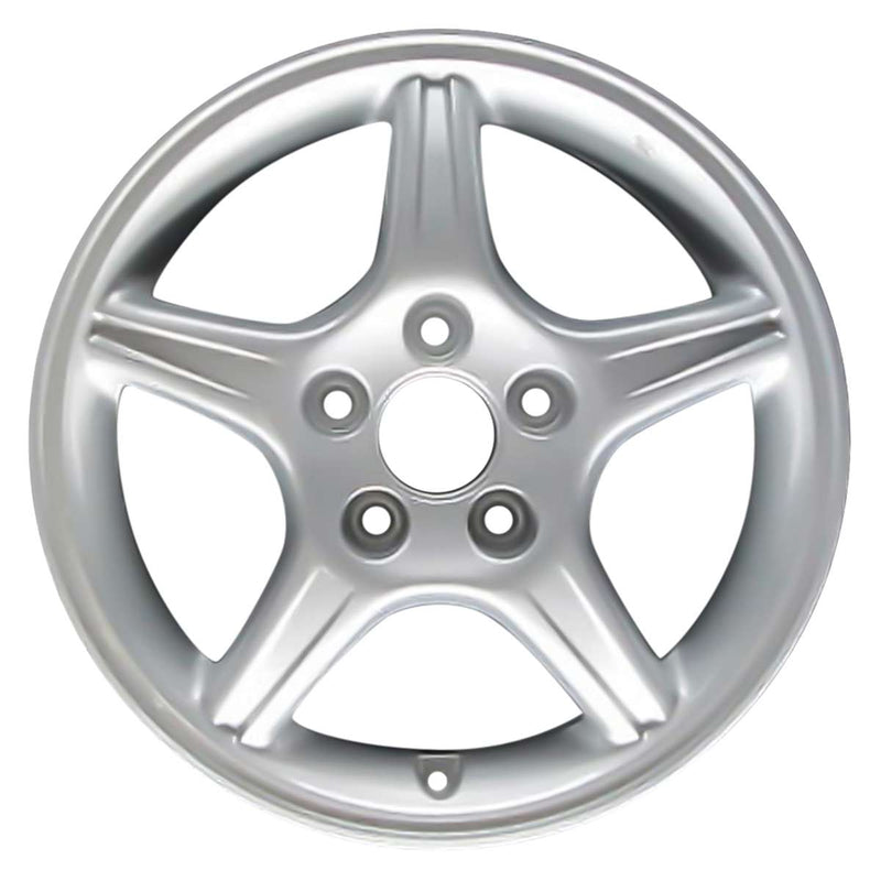 2001 honda prelude wheel 16 silver aluminum 5 lug w63766s 5