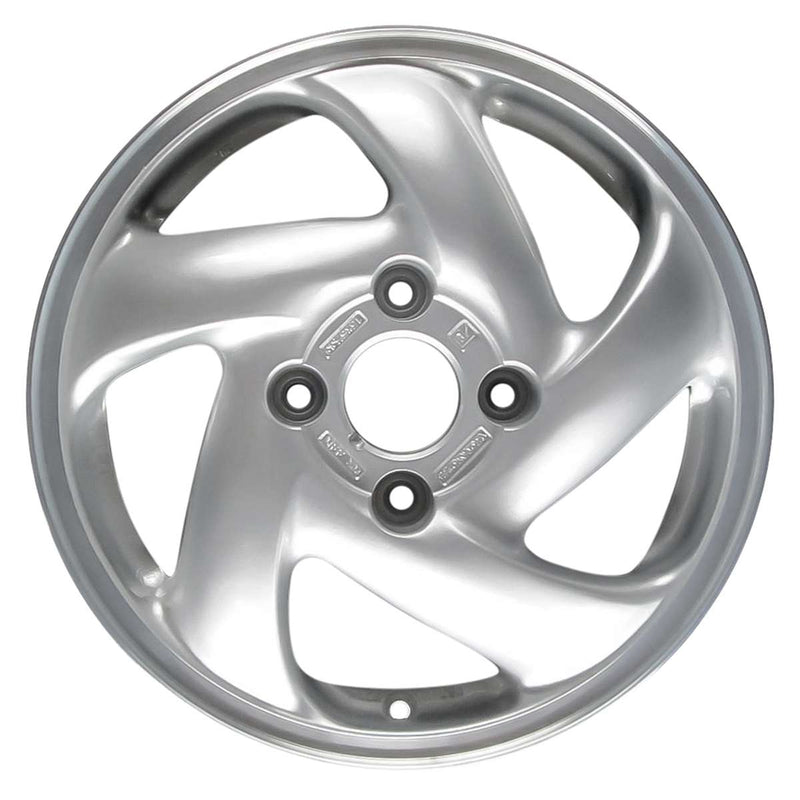 1996 honda accord wheel 15 silver aluminum 4 lug w63803rs 3