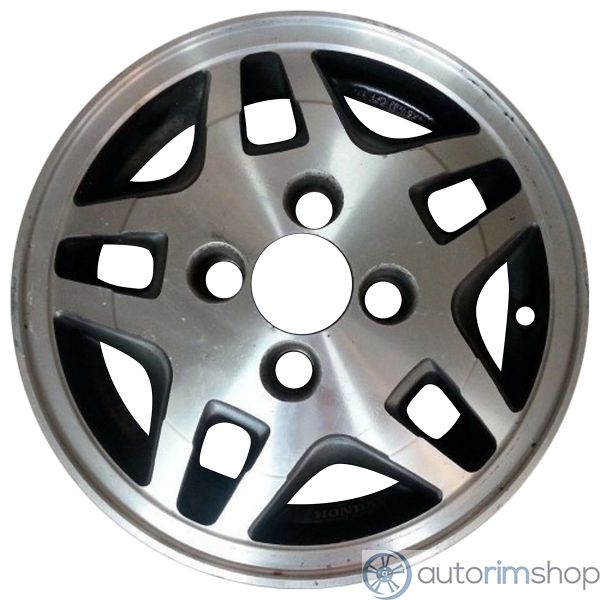 1991 honda accord wheel 14 silver aluminum 4 lug w63807s 2