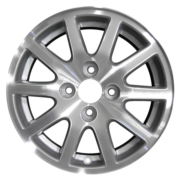 2003 honda civic wheel 14 silver aluminum 4 lug w63829s 3