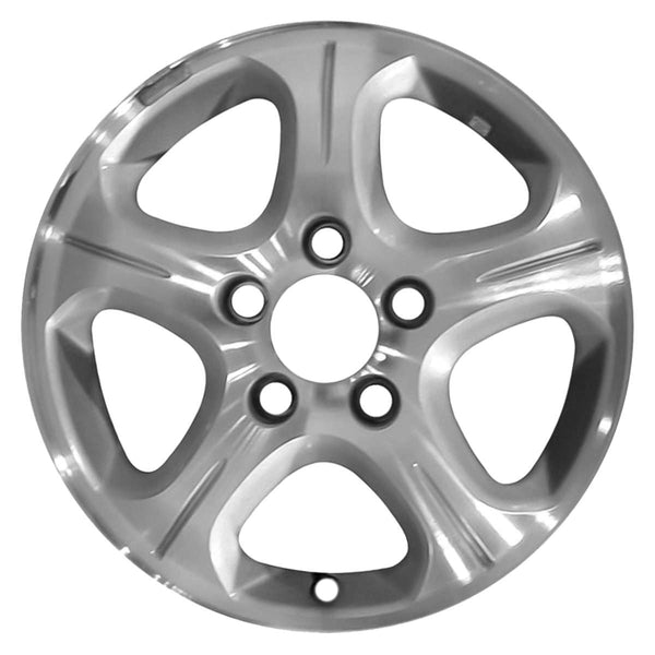 2004 honda cr v wheel 15 machined silver aluminum 5 lug w63843ms 3