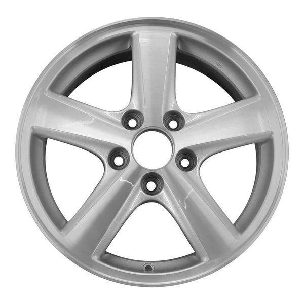 2004 honda accord wheel 16 machined silver aluminum 5 lug rw63857ms 2