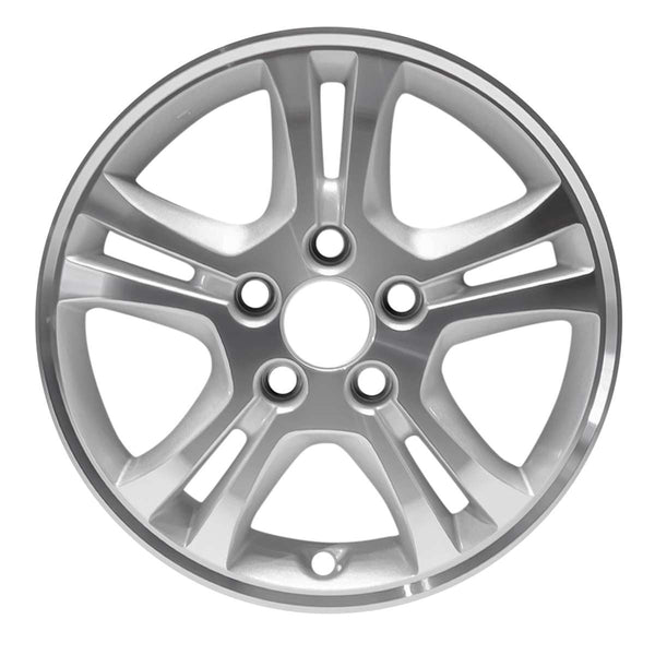 2006 honda accord wheel 16 machined silver aluminum 5 lug w63907ams 1