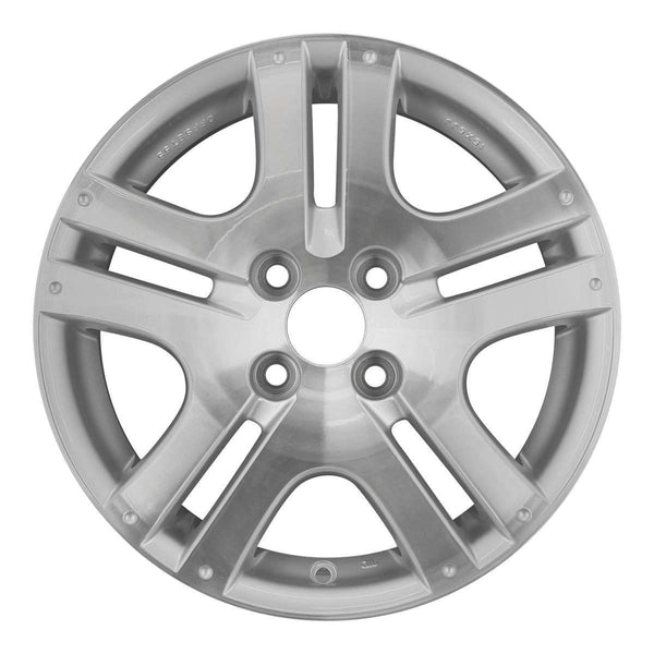 2007 honda fit wheel 15 machined silver aluminum 4 lug rw63917ms 1