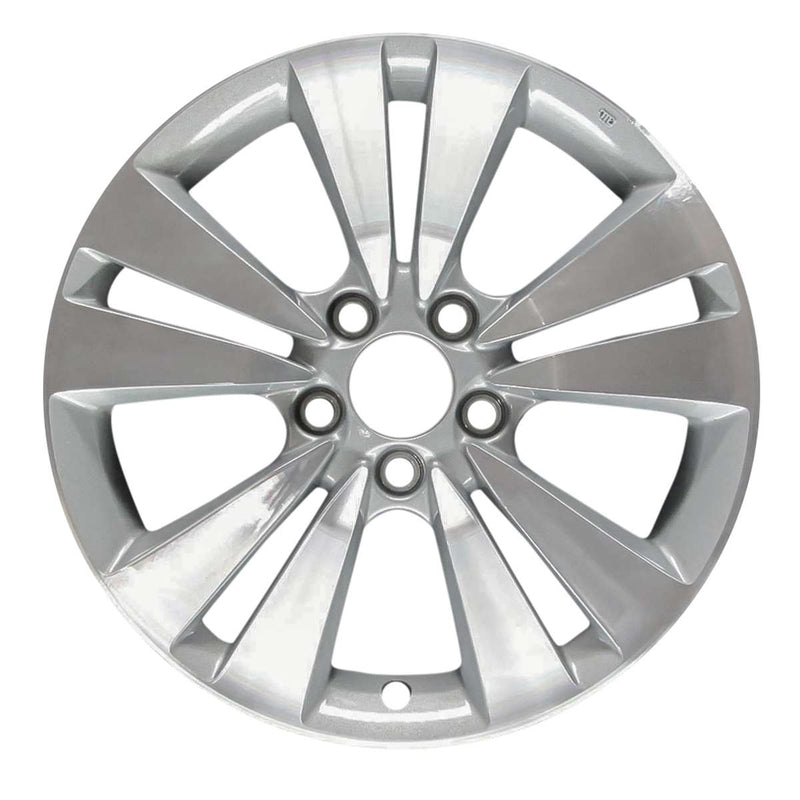 2013 honda accord wheel 17 machined silver aluminum 5 lug w63938ms 6