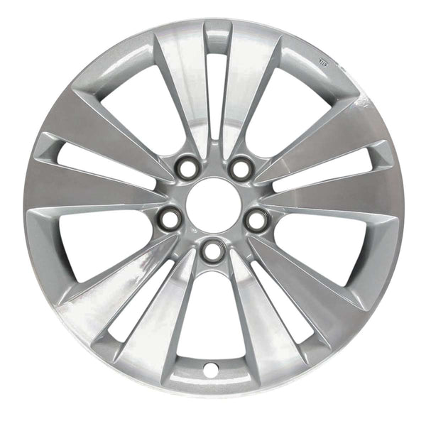 2009 honda accord wheel 17 machined silver aluminum 5 lug w63938ms 2