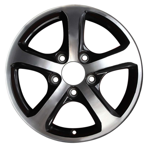 2013 honda civic wheel 15 machined black aluminum 5 lug w64027mb 2