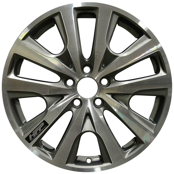 2014 honda accord wheel 19 charcoal aluminum 5 lug rw64055c 2
