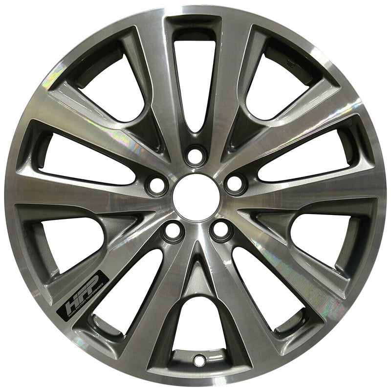 2013 honda accord wheel 19 charcoal aluminum 5 lug rw64055c 1