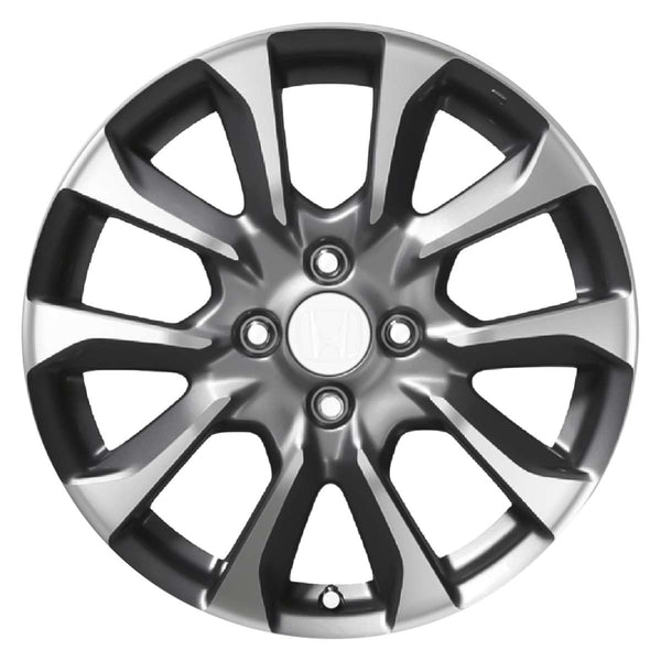 2018 honda fit wheel 16 machined charcoal aluminum 4 lug w64072mc 4