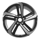 2018 honda accord wheel 19 machined black aluminum 5 lug rw64127mb 1