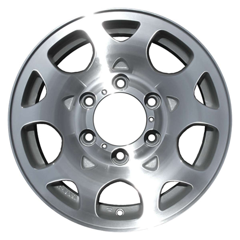 1998 isuzu rodeo wheel 15 machined silver aluminum 6 lug w64217ms 1