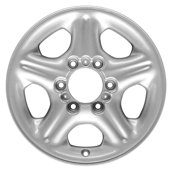 1999 isuzu vehicross wheel 16 silver aluminum 6 lug w64220s 1