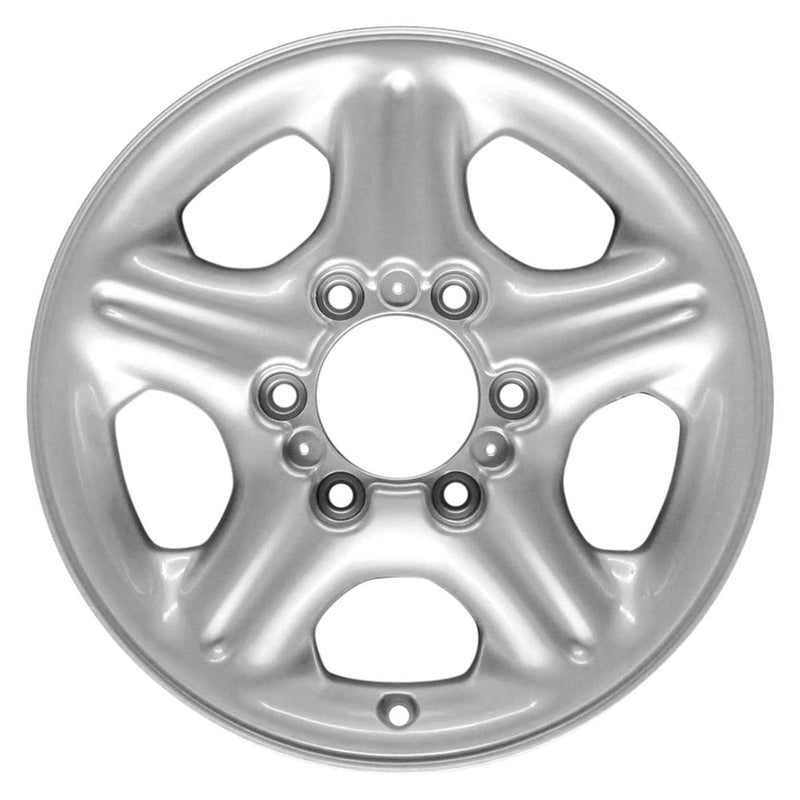 1999 isuzu vehicross wheel 16 silver aluminum 6 lug w64220s 1