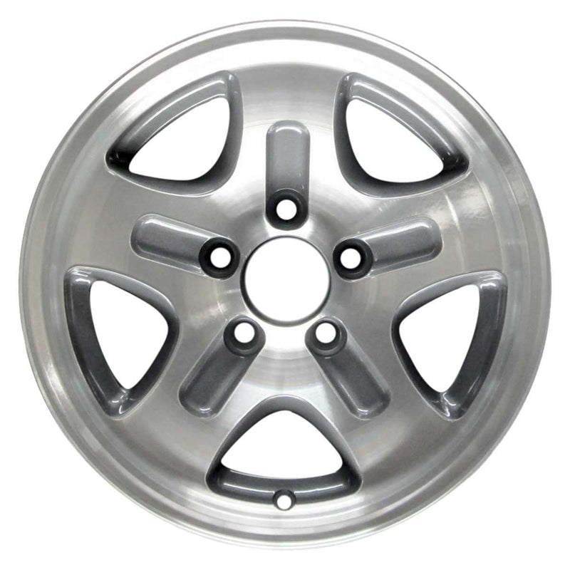 1996 mazda b2300 wheel 15 machined silver aluminum 5 lug w64756ms 22