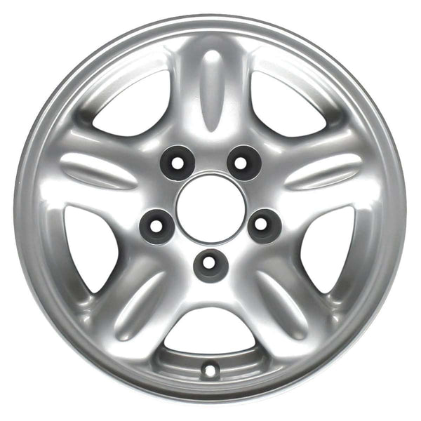 2003 mazda b4000 wheel 14 silver aluminum 5 lug w64760s 36