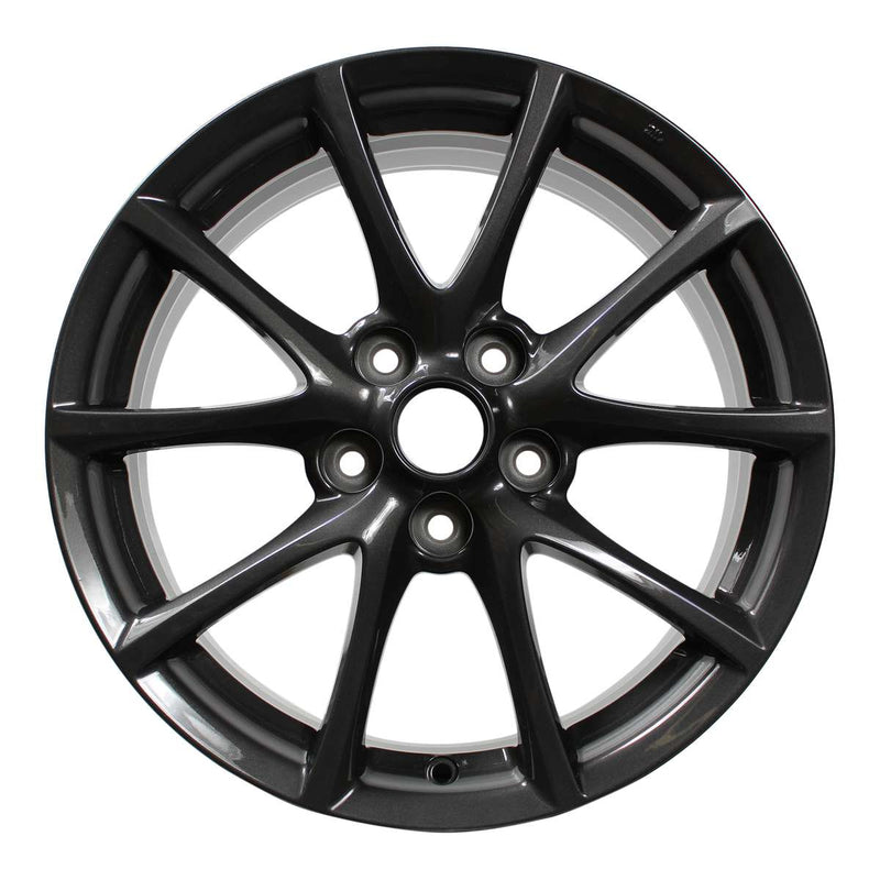 2012 mazda miata wheel 17 charcoal aluminum 5 lug w64923c 4