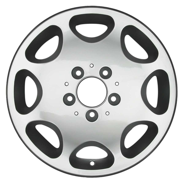 1989 mercedes 300 wheel 15 machined silver aluminum 5 lug w65155ms 9