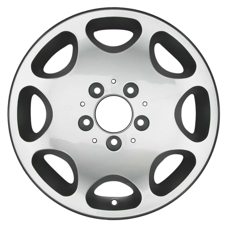 1989 mercedes 300 wheel 15 machined silver aluminum 5 lug w65155ms 9