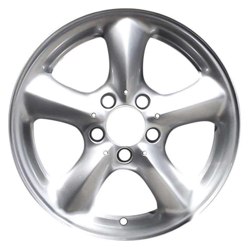 2005 mercedes clk320 wheel 17 silver aluminum 5 lug w65288as 8