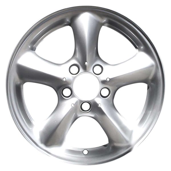 2004 mercedes clk320 wheel 17 silver aluminum 5 lug w65289as 8