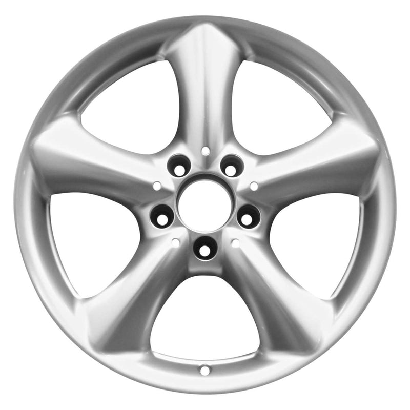 2005 mercedes clk320 wheel 17 silver aluminum 5 lug w65289s 8