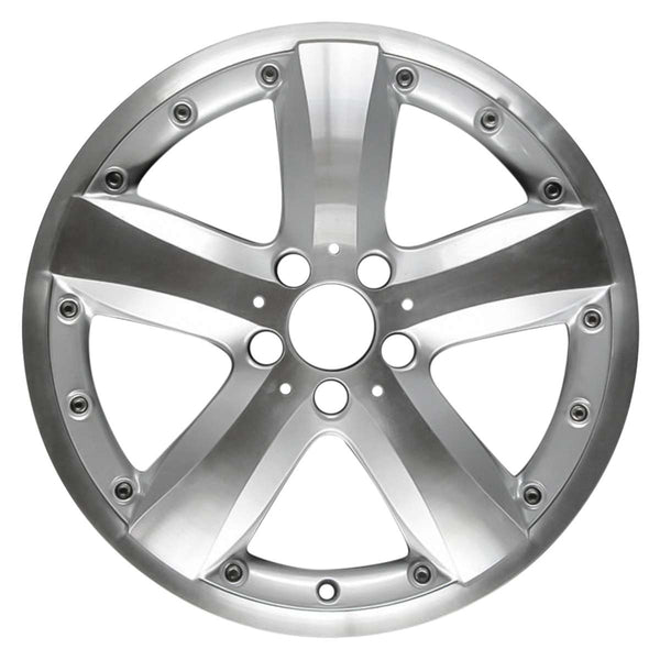 2006 mercedes slk350 wheel 18 machined silver aluminum 5 lug w65359ms 3