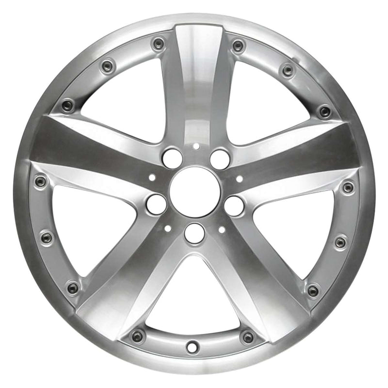 2007 mercedes slk350 wheel 18 machined silver aluminum 5 lug w65359ms 4