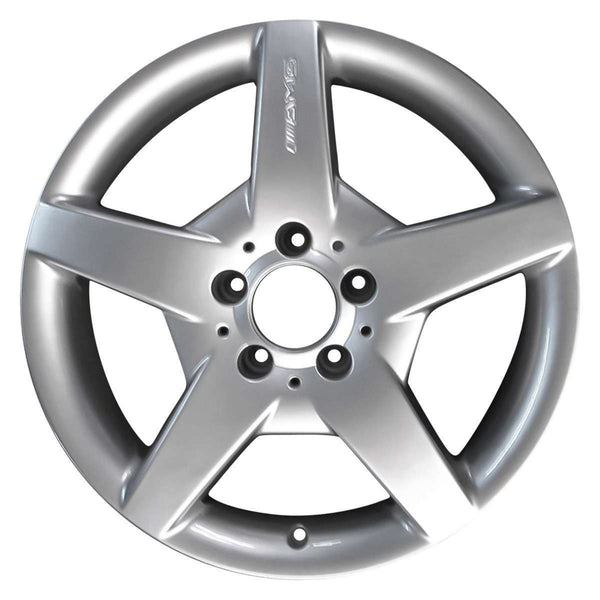 2008 mercedes b200 wheel 17 silver aluminum 5 lug w65412s 3