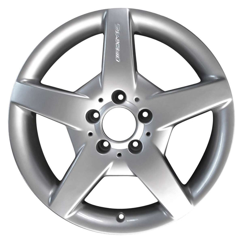 2007 mercedes b200 wheel 17 silver aluminum 5 lug w65412s 2