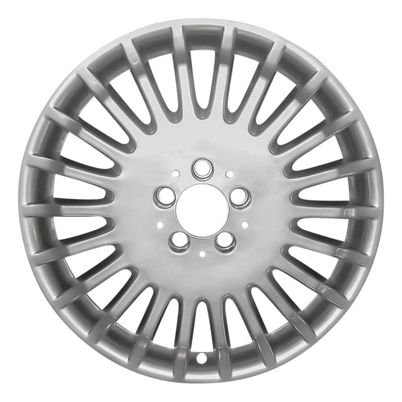 2007 mercedes cl600 wheel 19 silver aluminum 5 lug w65499s 2