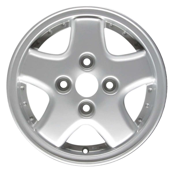 1992 mitsubishi expo wheel 14 silver aluminum 4 lug w65704s 1