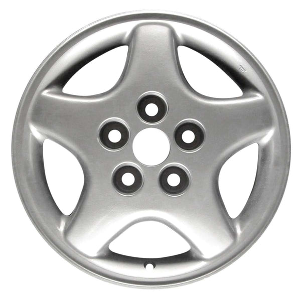 1993 chrysler 2000 wheel 15 silver aluminum 4 lug w65709s 4