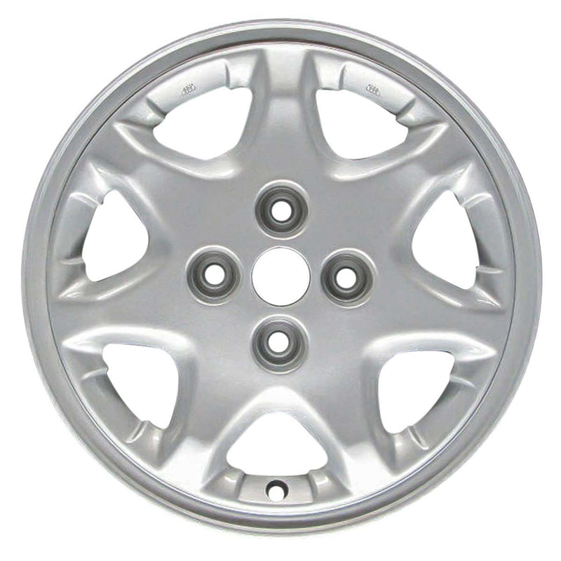 1996 dodge colt wheel 14 silver aluminum 4 lug w65745s 2