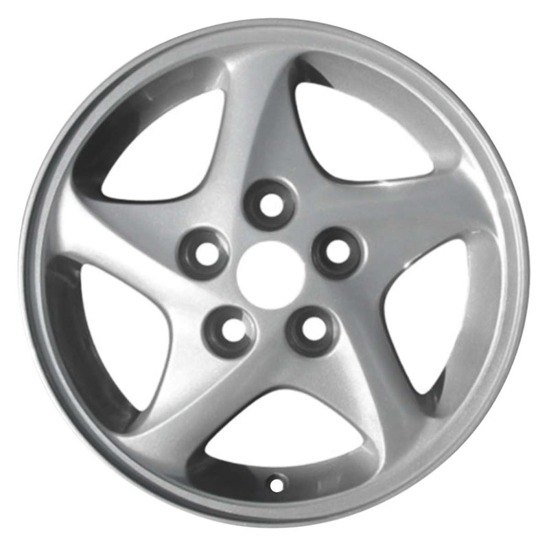 2002 mitsubishi galant wheel 15 silver aluminum 5 lug w65766s 4